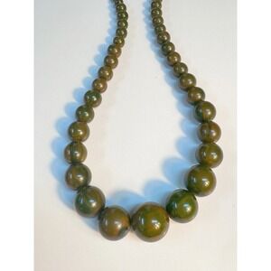 Bakelite  olive & yellow marbled, Simichrome positive 1930'-40's era 8mm - 20mm